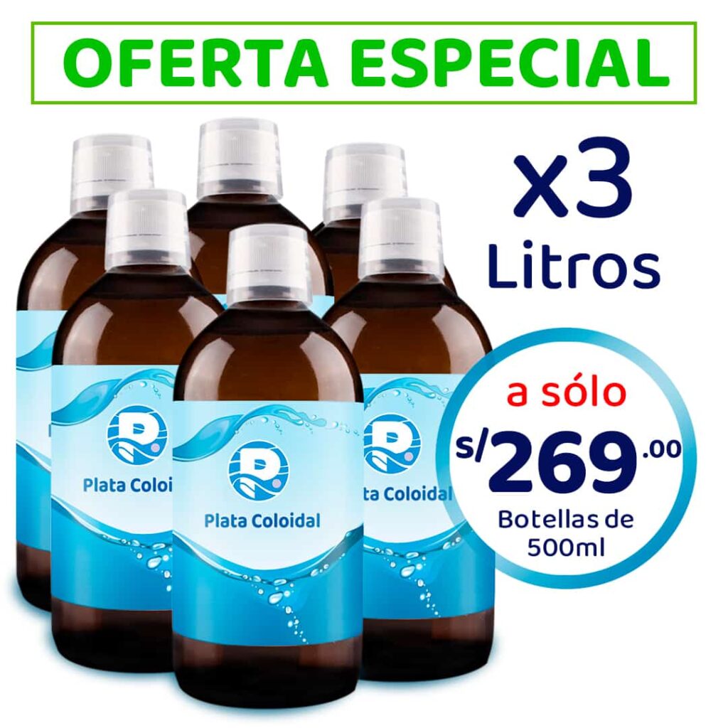 Plata Coloidal 3 litros